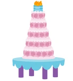 Canterlot Castle cake