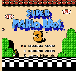 Title Screen - Super Mario Bros. 3