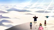 Team Natsu at the desert