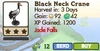 Black Neck Crane Market Info (June 2012)