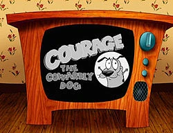 Courage the Cowardly Dog intertitle