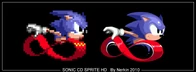 Sonic CD Sprite HD by Nerkin