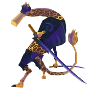 Kaku jirafa en Unlimited Adventure