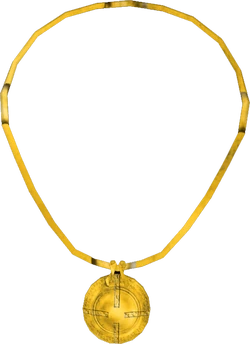 Gold Amulet O