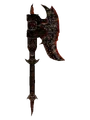 Oblivion DaedricWarAxe.png