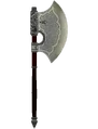 Oblivion FineSteelBattleAxe.png
