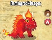 Flaming rock dragon lv4-6