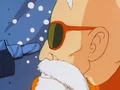 Roshi and Launch's gun
