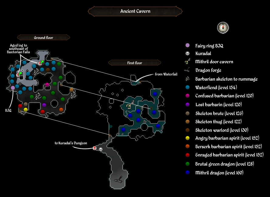 Ancient Cavern map