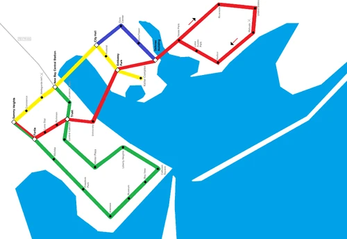 New Bay City Metro Network Map