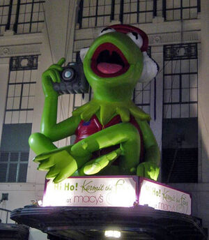 Kermit Frogtographer balloon