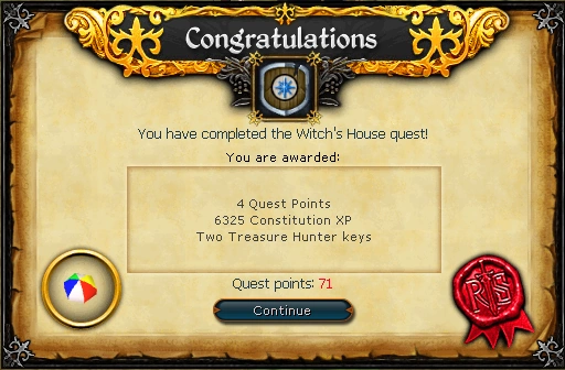 Witch's House reward