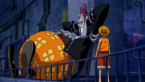 Luffy y Moriah