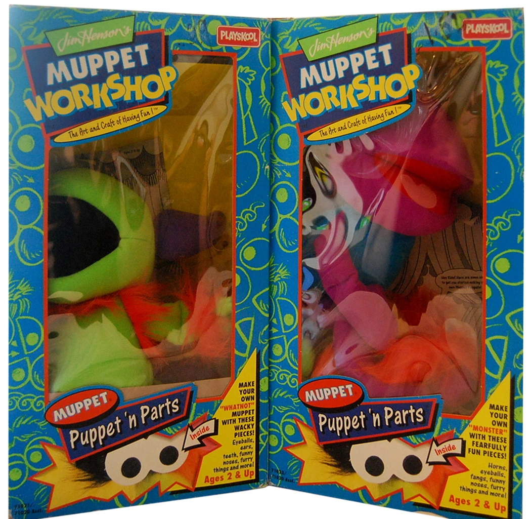 Muppet Workshop Puppet 'n Parts box fronts