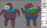 Modelsheet - Bearwearingfinn'sclothes&mask