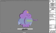 Model sheet lsp inplasticdress withmoonlitrims