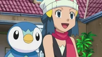 EP747 DawnMaya y Piplup