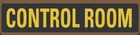 Control room sign