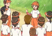 Saki giving order
