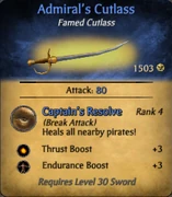 Admirals Cutlass