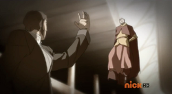 Yakone bloedstuurt Aang