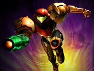 Samus Aran en accion