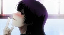 Yuuko blush about kiss