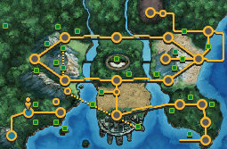 Location of Sangi Town in Unova