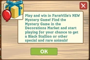 Mystery Game 1st Pop Up Notice