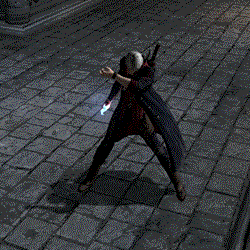 Air guitar taunt