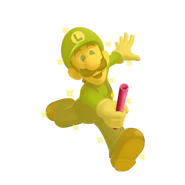 Gold Luigi by william edwards63631