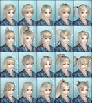 DW6E Female Hair Parts