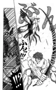 Toriko catching Five-Tail Eagle