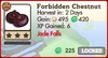 Forbidden Chestnut Market Info (June 2012)