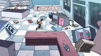 Dipper was alone