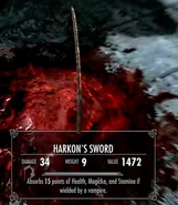 Harkon's Sword
