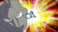 EP749 Piplup usando Golpe cabeza