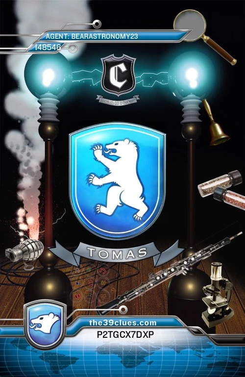Tomas Users The 39 Clues Message Board Wiki