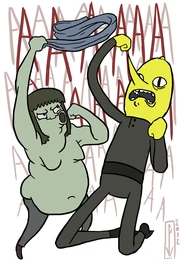 Muscle man lemongrab
