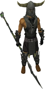 Guthans equipped