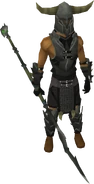 Guthans equipped