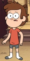 Dipper in pajamas