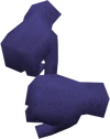 Batwing gloves detail
