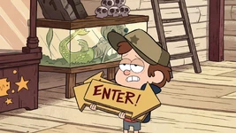 S1e1 dipper with signs