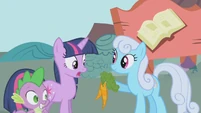 Shoeshine offers Twilight Sparkle carrots S1E03