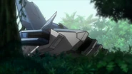 Container hatch open rear