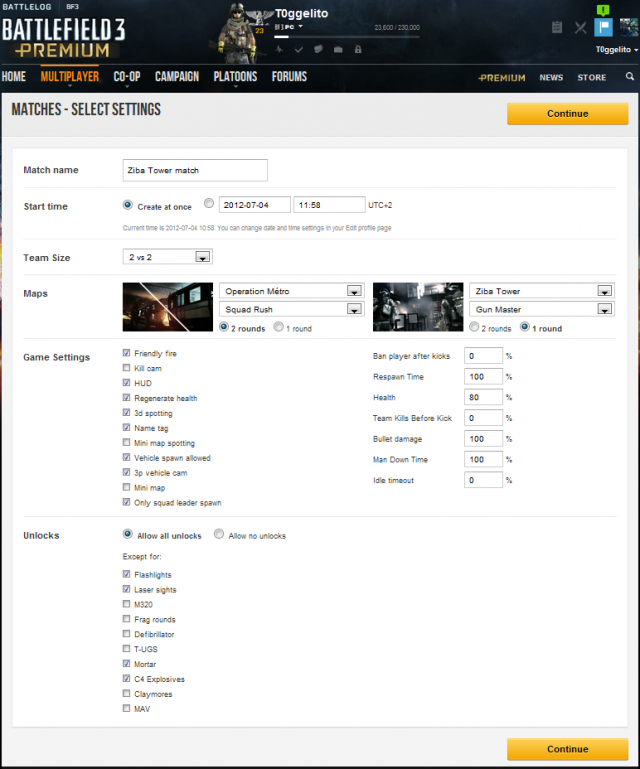 Matches - BF Blog
