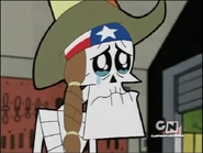 Grim crying