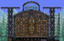 Terraria house with all features