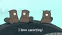 I love cavorting